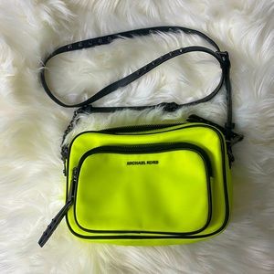 New Michael Kors neon crossbody bag